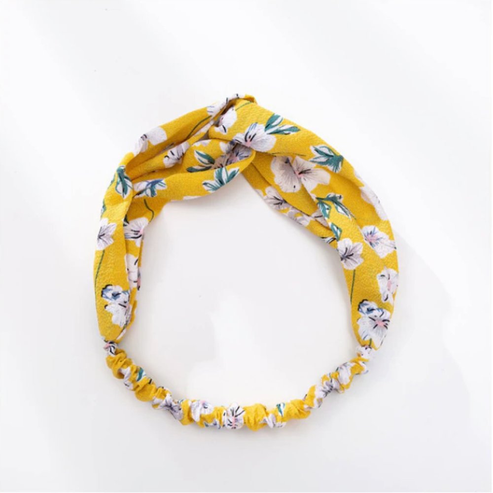 🆕 Hair Headband - Floral Yellow